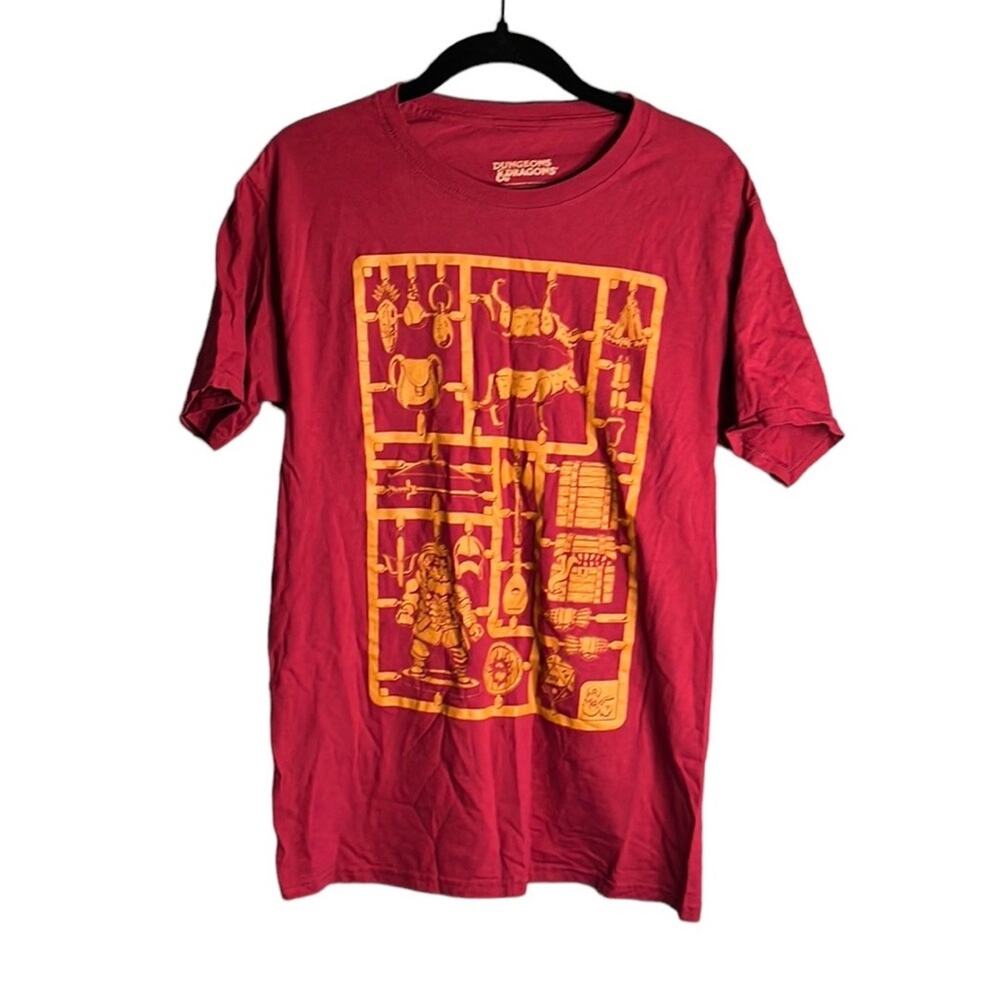 Lootcrate Exclusive Red Dungeons and Dragons Short Sleeve T Shirt Size Small